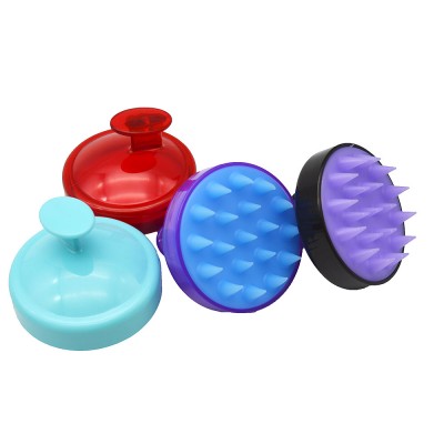 Hair Scalp Massager Shampoo Brush Soft Silicone Brush Head