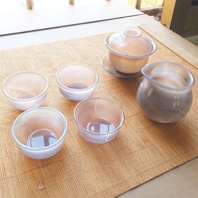 Wholesale Tea Cups Natural Agate Crafts  Cups