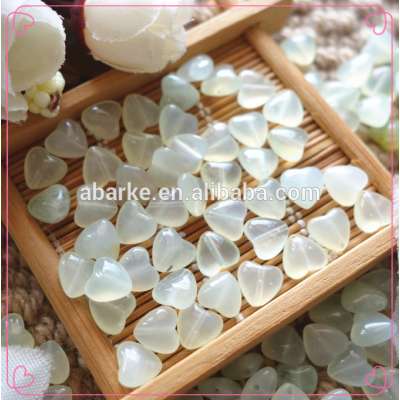 semi-precious stone beads, bracelet beads, crystal heart for diy