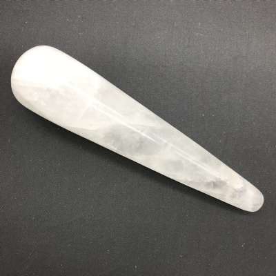 Gemstone Chakra Massage Wands For Sale, Natural Clear Quartz Crystal Healing Wands Wholesale