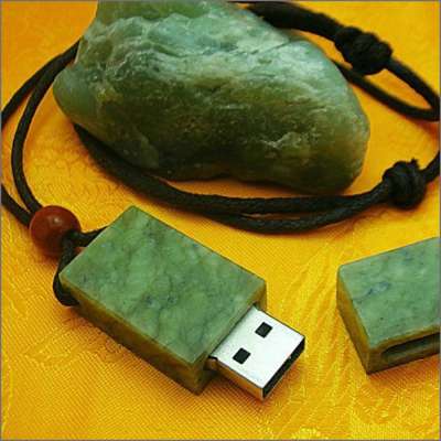 Cheap classic jade usb flash drive gift/disk gift from china supplier