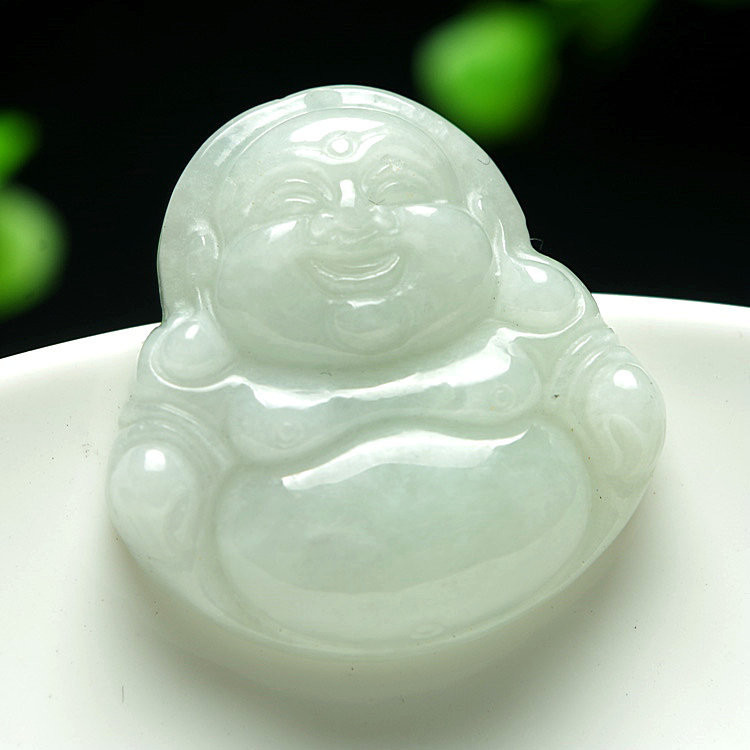 Hot Chinese A grade Emerald laughing buddha pendant