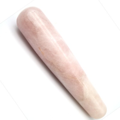 Rose Quartz Chakra Healing Gemstone Master Wand Massage Healing Wand