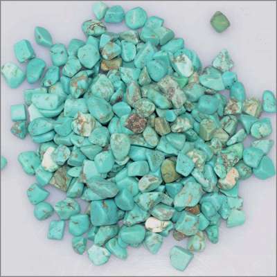 Wholesale cheap price natural blue turquoise quartz gravel